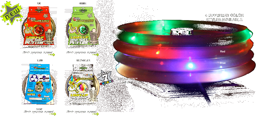 PinDRAGON™ LED Light-Up Frisbee DISC GOLF Putter